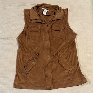 American Rag Faux Suede Vest XL